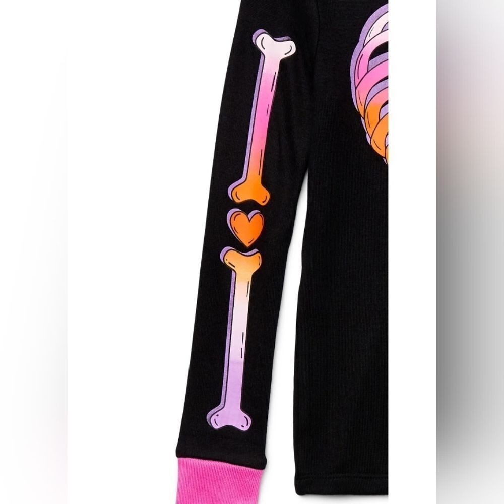NWT Wonder Nation Halloween Skeleton Pajama Set - Picture 3 of 8